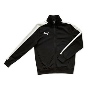 NWT PUMA Unisex Black Fleece Track Jacket